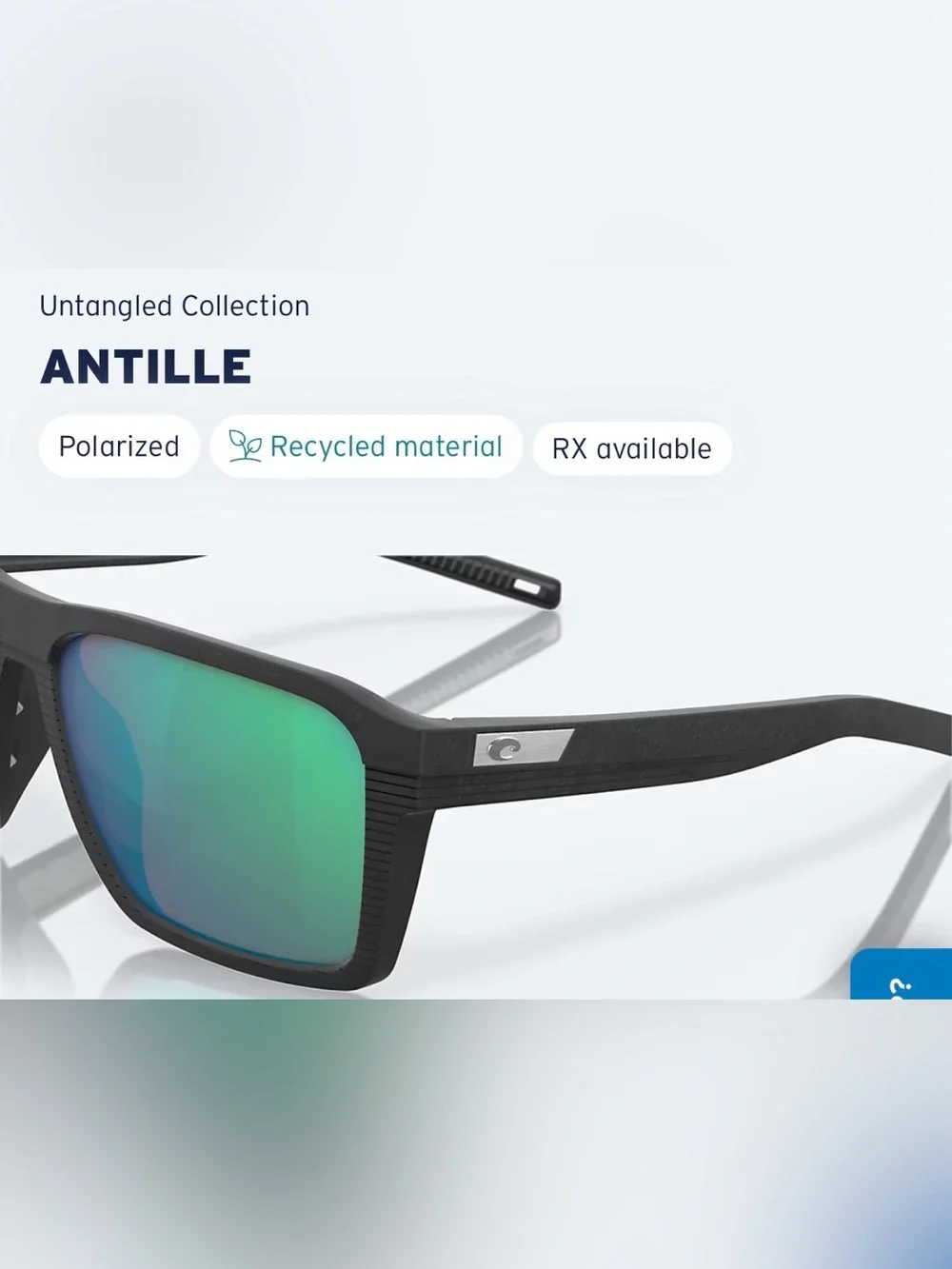 Costa Antille Sunglasses 580 Lenses & Loop Retainer